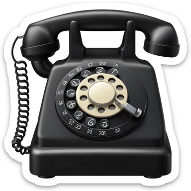 Rotary Phone sticker
