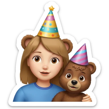 happy birthday masha and the bear sticker