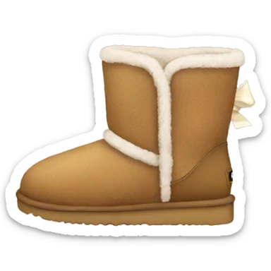uggs with bows sticker