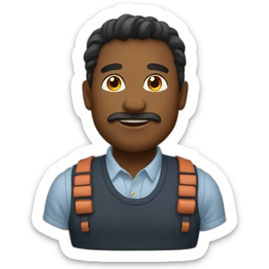 Eingebildeter Emoji sticker