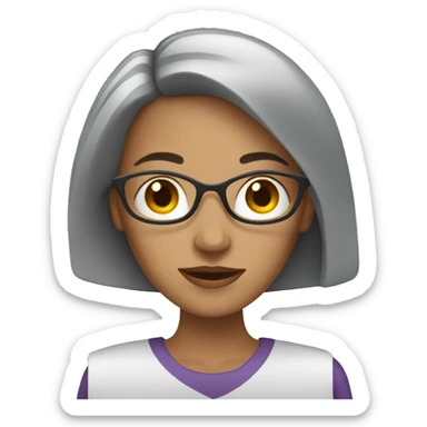 White women holding a Credit card  sticker