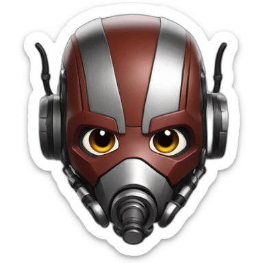 antman with brown gas sticker