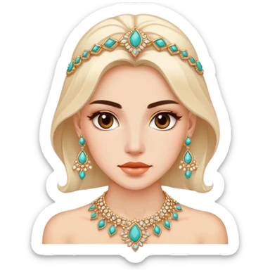 Up set woman without words sticker