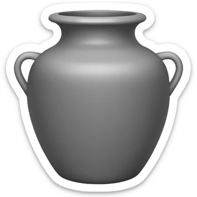 grey urn sticker