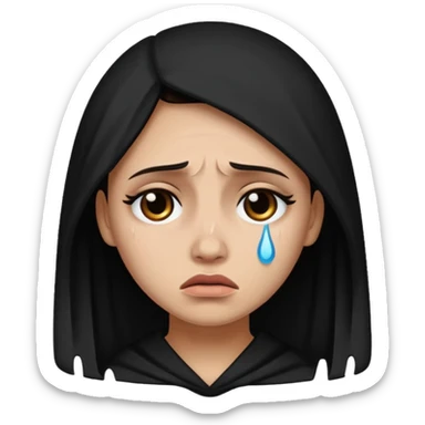 caveira chorando sticker