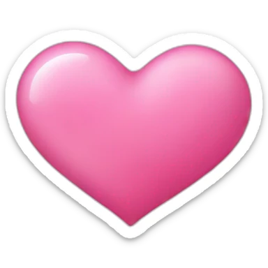 pink heart 17 ios sticker