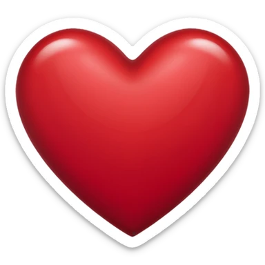 Coeur bordeaux sticker