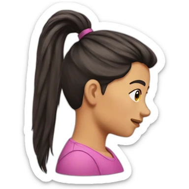 PONYTAIL  sticker