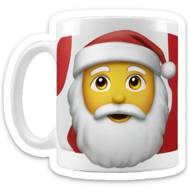 Santa mug sticker