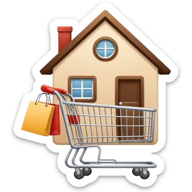 generate a emoji for my app for -home, account, cart, and tag. Note that use only lines without background sticker