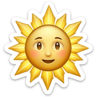 Light burst / illumination cue sticker