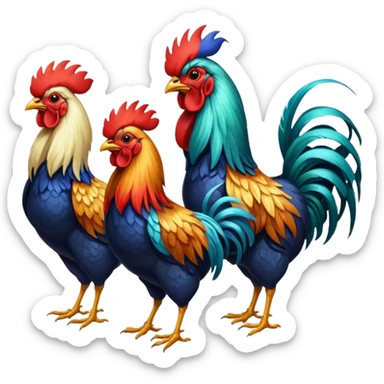 Rooster Squad sticker