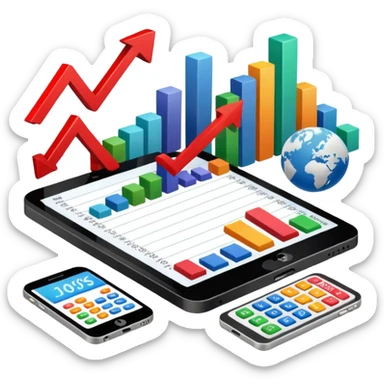 financial market sticker