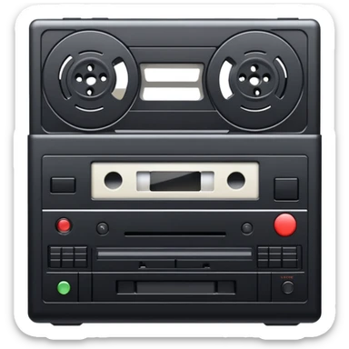 VCR player sticker