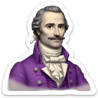 Squelette-style-1850-en-violet sticker