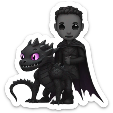 Wither with dragon sticker