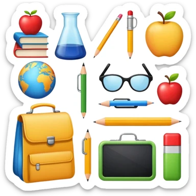 teacher paraphenalia sticker