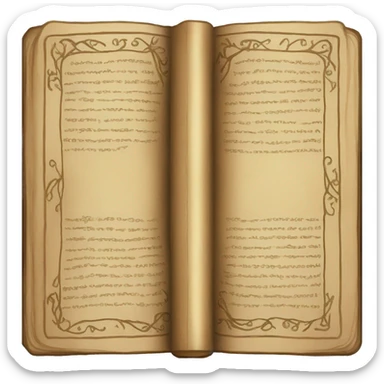 spell book closed sticker