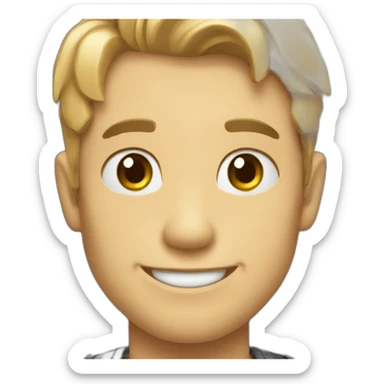 happy-face-as-batman sticker