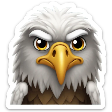 Eagle Crying Tears sticker