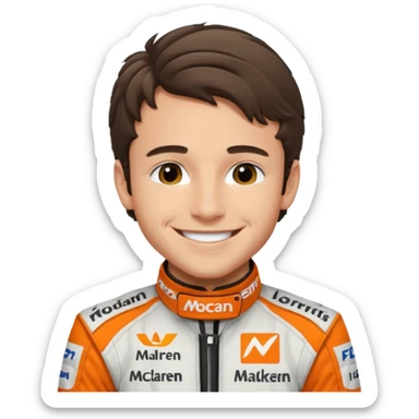 Lando norris McLaren f1 sticker