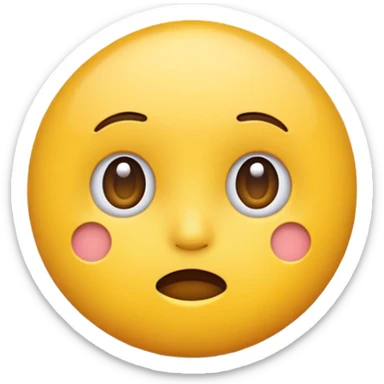 Questioning emoji sticker