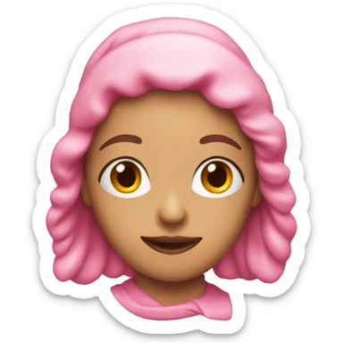 Christmas pink sticker