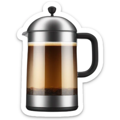 Cafetière temples sticker