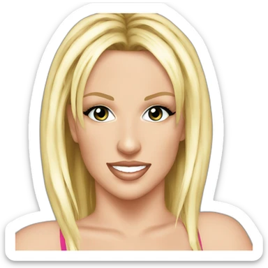 Britney Spears 2000s sticker