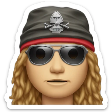 Axl rose sticker