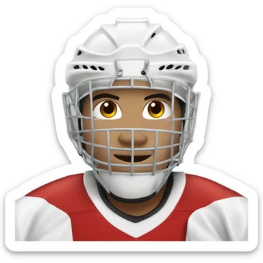 Hockey goalie sticker