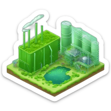 ecological-factory-of-algae sticker