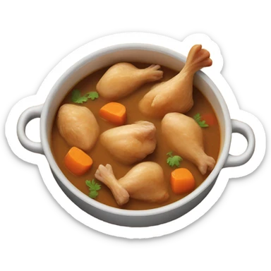 Chicken stew sticker