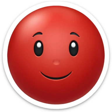 red ballena sticker