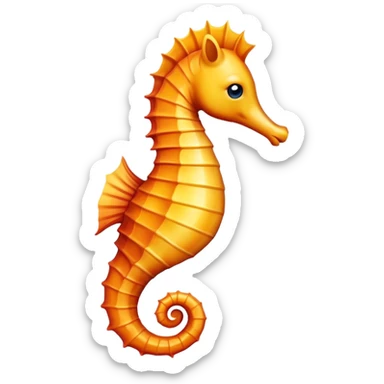 морской конек sticker