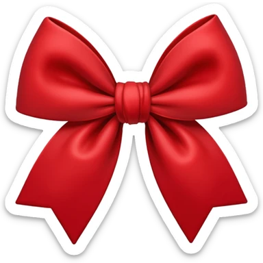 Christmas bows sticker