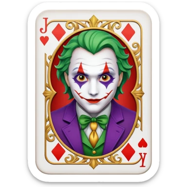 joker's card sticker