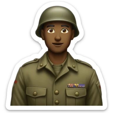 soldier wwii sticker