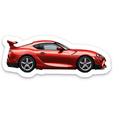 Toyota supra car sticker