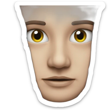 Australian Flag face sticker