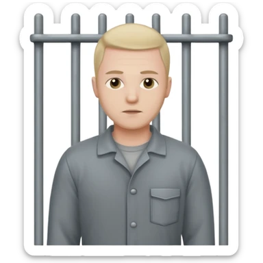 prison with man that is 32 sticker