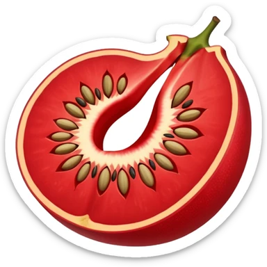 Granada fruta (representa a la ciudad) sticker