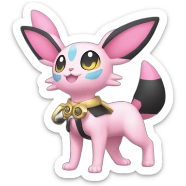 Umbreon and sylveon fuze sticker