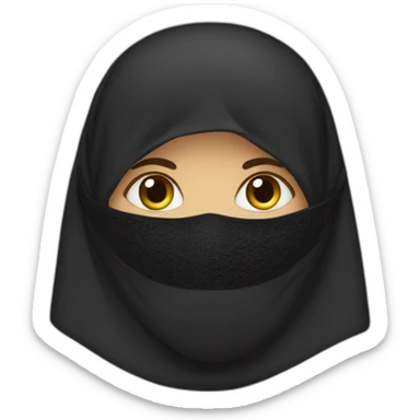Niqab sticker