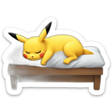 sleeping-pikachu sticker