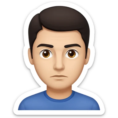 MAKE A MAN WITH AN UNIBROW sticker