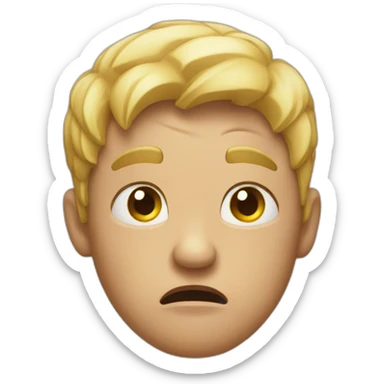 frustrated emoji  sticker