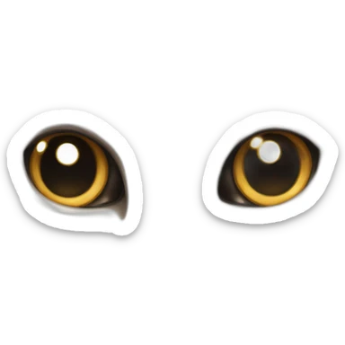 gato persa con ojos celestes tierno sticker