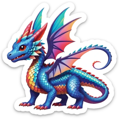  exotic Fakémon-Pokémon-Dutch-Angel-Dragon-Nargacuga-Vernid-creature sticker