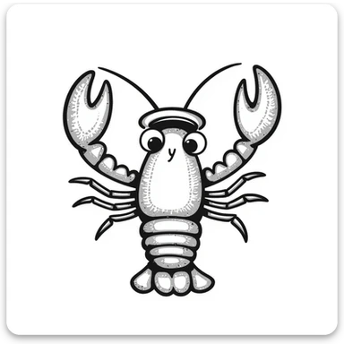 Lobster sticker